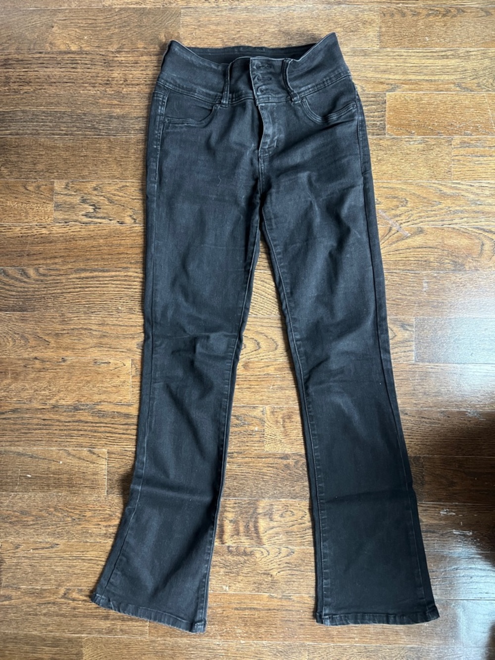 Women’s Black Flared Jeans - Classic Stretch Fit